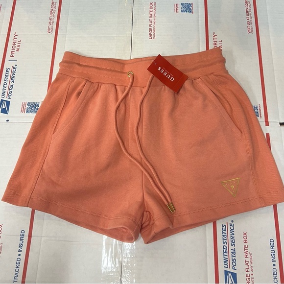 Guess Pants - Guess Women's Peach Athletic Shorts